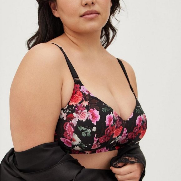 NWT Torrid 360 No Wire Floral Bra ~ 40C - Picture 2 of 6
